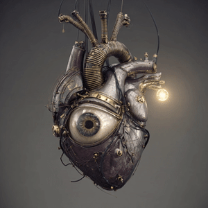 Steam Punk Heart Eyeball - Olli - Splode